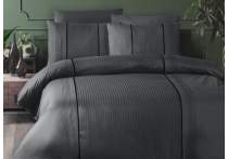 Постельное белье ранфорс delux First Choice - Dark Elegant Antracite (Турция), евро